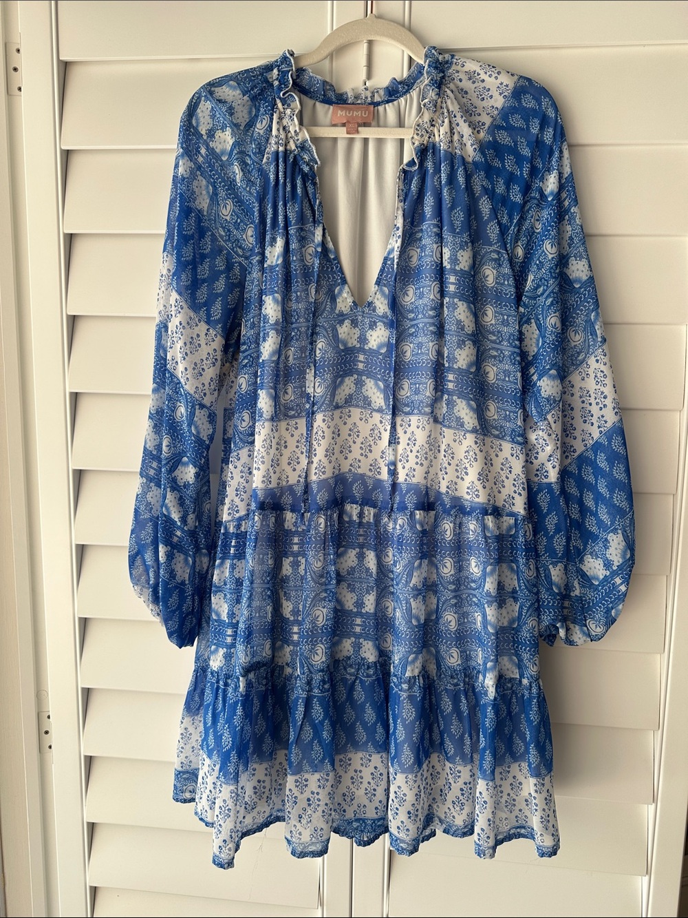 Show me your MUMU “birdie” mini dress